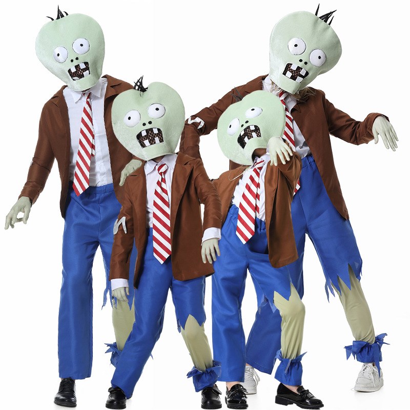 Plant Parent Yearly - Halloween-Terror-Kostüm Cosplay Pflanzen-Zombie Eltern-Kind-Kleidung Firmen-Jahresfeier Tanzparty