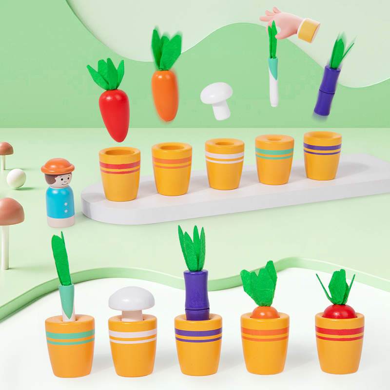 Plant Parent Yearly - Lernspielzeugset für Kinder – Simuliertes Gemüsepflanzspiel,