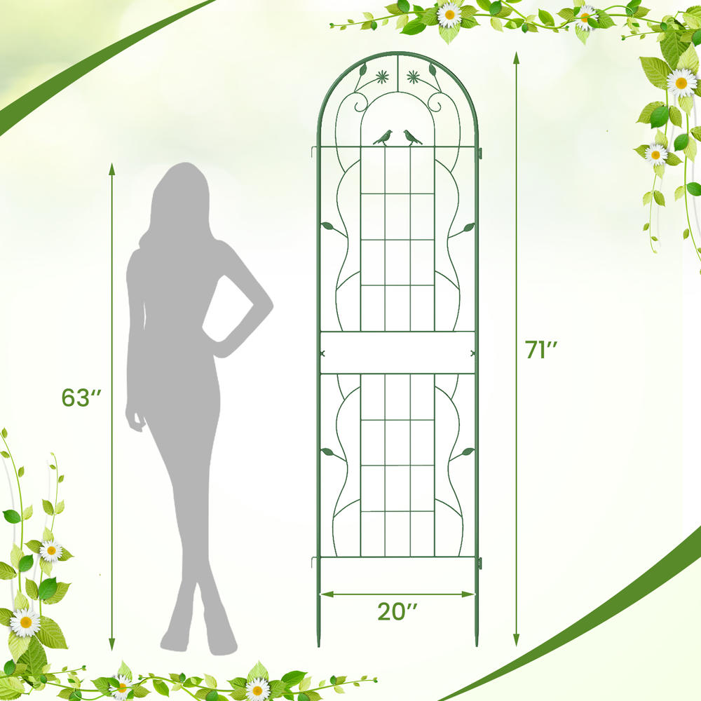 4er-Pack 71 x 20 Zoll Metall-G – Plants X Bewertung und Preis