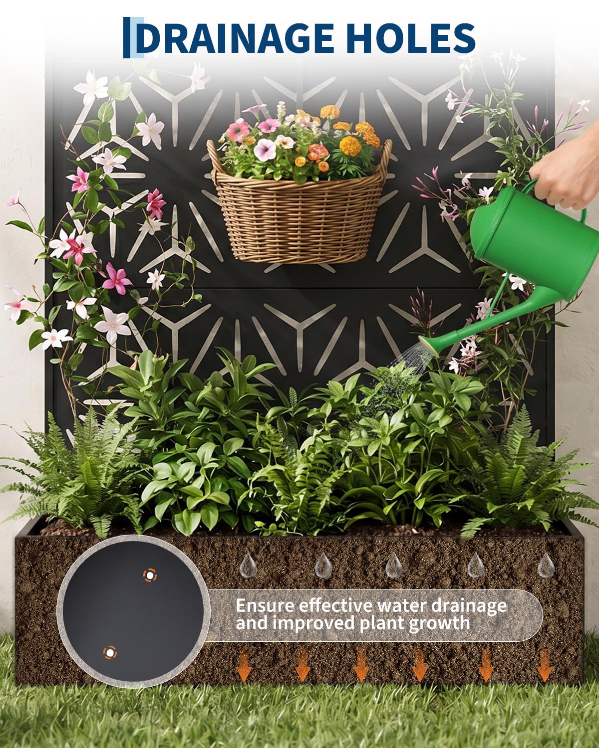 Allwetter-Metall-Pflanzkasten  – Plants X Bewertung und Preis