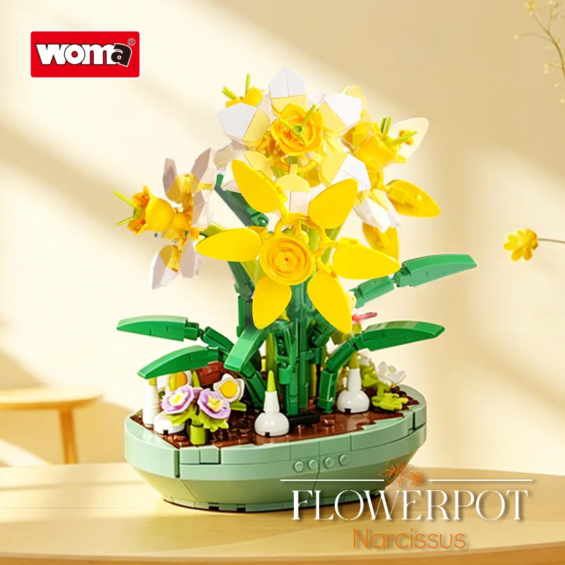 Simulierte Narzissen-Bausteine – Plant Parent Yearly Bewertung und Preis